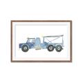 Picture of Blue Grader _GroupedProduct_Rectangle_Landscape_Mini_ _GroupedProduct_Rectangle_Landscape_Framed_Matted_