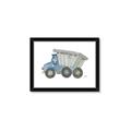 Picture of Blue Dump T _GroupedProduct_Rectangle_Landscape_Mini_ _GroupedProduct_Rectangle_Landscape_Framed_Matted_
