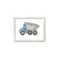 Picture of Blue Dump T _GroupedProduct_Rectangle_Landscape_Mini_ _GroupedProduct_Rectangle_Landscape_Framed_Matted_