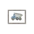 Picture of Blue Dump T _GroupedProduct_Rectangle_Landscape_Mini_ _GroupedProduct_Rectangle_Landscape_Framed_Matted_
