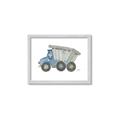 Picture of Blue Dump T _GroupedProduct_Rectangle_Landscape_Mini_ _GroupedProduct_Rectangle_Landscape_Framed_Matted_