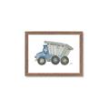 Picture of Blue Dump T _GroupedProduct_Rectangle_Landscape_Mini_ _GroupedProduct_Rectangle_Landscape_Framed_Matted_