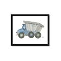 Picture of Blue Dump T _GroupedProduct_Rectangle_Landscape_Mini_ _GroupedProduct_Rectangle_Landscape_Framed_Matted_