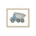 Picture of Blue Dump T _GroupedProduct_Rectangle_Landscape_Mini_ _GroupedProduct_Rectangle_Landscape_Framed_Matted_