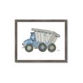 Picture of Blue Dump T _GroupedProduct_Rectangle_Landscape_Mini_ _GroupedProduct_Rectangle_Landscape_Framed_Matted_