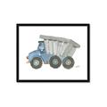 Picture of Blue Dump T _GroupedProduct_Rectangle_Landscape_Mini_ _GroupedProduct_Rectangle_Landscape_Framed_Matted_