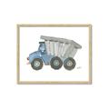 Picture of Blue Dump T _GroupedProduct_Rectangle_Landscape_Mini_ _GroupedProduct_Rectangle_Landscape_Framed_Matted_