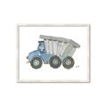 Picture of Blue Dump T _GroupedProduct_Rectangle_Landscape_Mini_ _GroupedProduct_Rectangle_Landscape_Framed_Matted_