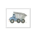 Picture of Blue Dump T _GroupedProduct_Rectangle_Landscape_Mini_ _GroupedProduct_Rectangle_Landscape_Framed_Matted_
