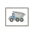 Picture of Blue Dump T _GroupedProduct_Rectangle_Landscape_Mini_ _GroupedProduct_Rectangle_Landscape_Framed_Matted_