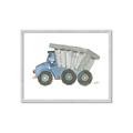Picture of Blue Dump T _GroupedProduct_Rectangle_Landscape_Mini_ _GroupedProduct_Rectangle_Landscape_Framed_Matted_