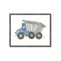 Picture of Blue Dump T _GroupedProduct_Rectangle_Landscape_Mini_ _GroupedProduct_Rectangle_Landscape_Framed_Matted_