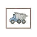 Picture of Blue Dump T _GroupedProduct_Rectangle_Landscape_Mini_ _GroupedProduct_Rectangle_Landscape_Framed_Matted_