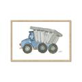 Picture of Blue Dump T _GroupedProduct_Rectangle_Landscape_Mini_ _GroupedProduct_Rectangle_Landscape_Framed_Matted_