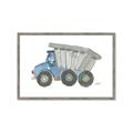 Picture of Blue Dump T _GroupedProduct_Rectangle_Landscape_Mini_ _GroupedProduct_Rectangle_Landscape_Framed_Matted_