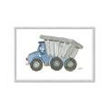 Picture of Blue Dump T _GroupedProduct_Rectangle_Landscape_Mini_ _GroupedProduct_Rectangle_Landscape_Framed_Matted_