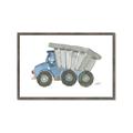 Picture of Blue Dump T _GroupedProduct_Rectangle_Landscape_Mini_ _GroupedProduct_Rectangle_Landscape_Framed_Matted_