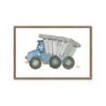 Picture of Blue Dump T _GroupedProduct_Rectangle_Landscape_Mini_ _GroupedProduct_Rectangle_Landscape_Framed_Matted_