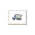 Picture of Blue Dump T _GroupedProduct_Rectangle_Landscape_Mini_ _GroupedProduct_Rectangle_Landscape_Framed_Matted_