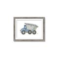 Picture of Blue Dump T _GroupedProduct_Rectangle_Landscape_Mini_ _GroupedProduct_Rectangle_Landscape_Framed_Matted_