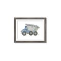 Picture of Blue Dump T _GroupedProduct_Rectangle_Landscape_Mini_ _GroupedProduct_Rectangle_Landscape_Framed_Matted_
