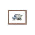 Picture of Blue Dump T _GroupedProduct_Rectangle_Landscape_Mini_ _GroupedProduct_Rectangle_Landscape_Framed_Matted_