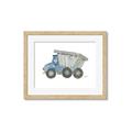 Picture of Blue Dump T _GroupedProduct_Rectangle_Landscape_Mini_ _GroupedProduct_Rectangle_Landscape_Framed_Matted_