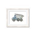 Picture of Blue Dump T _GroupedProduct_Rectangle_Landscape_Mini_ _GroupedProduct_Rectangle_Landscape_Framed_Matted_