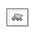 Picture of Blue Dump T _GroupedProduct_Rectangle_Landscape_Mini_ _GroupedProduct_Rectangle_Landscape_Framed_Matted_