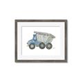 Picture of Blue Dump T _GroupedProduct_Rectangle_Landscape_Mini_ _GroupedProduct_Rectangle_Landscape_Framed_Matted_