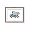 Picture of Blue Dump T _GroupedProduct_Rectangle_Landscape_Mini_ _GroupedProduct_Rectangle_Landscape_Framed_Matted_