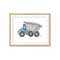 Picture of Blue Dump T _GroupedProduct_Rectangle_Landscape_Mini_ _GroupedProduct_Rectangle_Landscape_Framed_Matted_