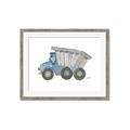 Picture of Blue Dump T _GroupedProduct_Rectangle_Landscape_Mini_ _GroupedProduct_Rectangle_Landscape_Framed_Matted_