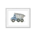 Picture of Blue Dump T _GroupedProduct_Rectangle_Landscape_Mini_ _GroupedProduct_Rectangle_Landscape_Framed_Matted_