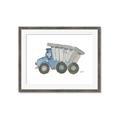 Picture of Blue Dump T _GroupedProduct_Rectangle_Landscape_Mini_ _GroupedProduct_Rectangle_Landscape_Framed_Matted_