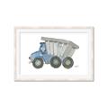 Picture of Blue Dump T _GroupedProduct_Rectangle_Landscape_Mini_ _GroupedProduct_Rectangle_Landscape_Framed_Matted_