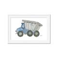 Picture of Blue Dump T _GroupedProduct_Rectangle_Landscape_Mini_ _GroupedProduct_Rectangle_Landscape_Framed_Matted_