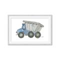 Picture of Blue Dump T _GroupedProduct_Rectangle_Landscape_Mini_ _GroupedProduct_Rectangle_Landscape_Framed_Matted_