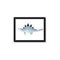 Picture of Pale Blue Stegosaurus _GroupedProduct_Rectangle_Landscape_Mini_ _GroupedProduct_Rectangle_Landscape_Framed_Matted_