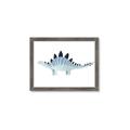 Picture of Pale Blue Stegosaurus _GroupedProduct_Rectangle_Landscape_Mini_ _GroupedProduct_Rectangle_Landscape_Framed_Matted_