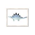 Picture of Pale Blue Stegosaurus _GroupedProduct_Rectangle_Landscape_Mini_ _GroupedProduct_Rectangle_Landscape_Framed_Matted_