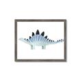 Picture of Pale Blue Stegosaurus _GroupedProduct_Rectangle_Landscape_Mini_ _GroupedProduct_Rectangle_Landscape_Framed_Matted_
