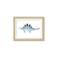 Picture of Pale Blue Stegosaurus _GroupedProduct_Rectangle_Landscape_Mini_ _GroupedProduct_Rectangle_Landscape_Framed_Matted_