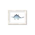 Picture of Pale Blue Stegosaurus _GroupedProduct_Rectangle_Landscape_Mini_ _GroupedProduct_Rectangle_Landscape_Framed_Matted_
