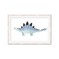 Picture of Pale Blue Stegosaurus _GroupedProduct_Rectangle_Landscape_Mini_ _GroupedProduct_Rectangle_Landscape_Framed_Matted_