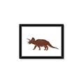 Picture of Red Triceratops  _GroupedProduct_Rectangle_Landscape_Mini_ _GroupedProduct_Rectangle_Landscape_Framed_Matted_