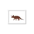 Picture of Red Triceratops  _GroupedProduct_Rectangle_Landscape_Mini_ _GroupedProduct_Rectangle_Landscape_Framed_Matted_