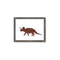 Picture of Red Triceratops  _GroupedProduct_Rectangle_Landscape_Mini_ _GroupedProduct_Rectangle_Landscape_Framed_Matted_