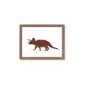 Picture of Red Triceratops  _GroupedProduct_Rectangle_Landscape_Mini_ _GroupedProduct_Rectangle_Landscape_Framed_Matted_