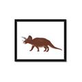 Picture of Red Triceratops  _GroupedProduct_Rectangle_Landscape_Mini_ _GroupedProduct_Rectangle_Landscape_Framed_Matted_